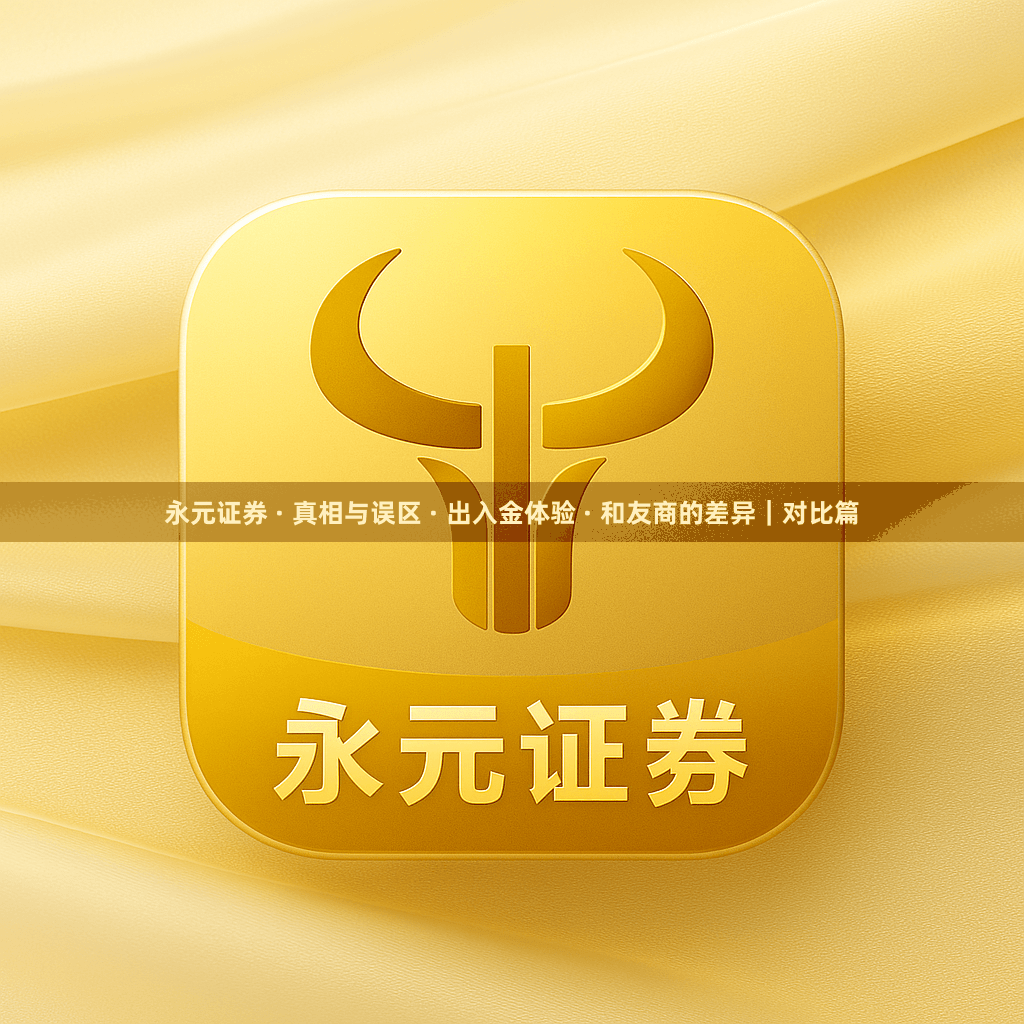 永元证券 · 真相与误区 · 出入金体验 · 和友商的差异｜对比篇